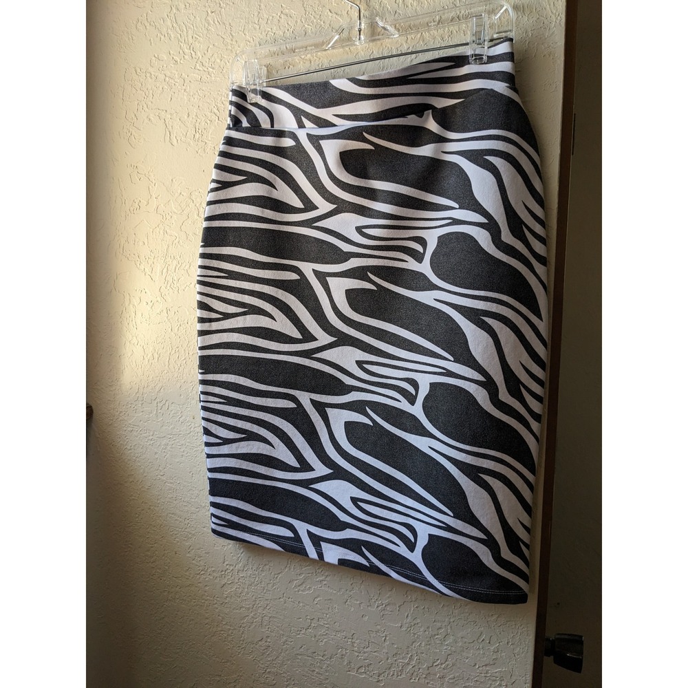 Urban CoCo Zebra Print Pencil Skirt Large Y2K Indie Sleaze Fall Trend